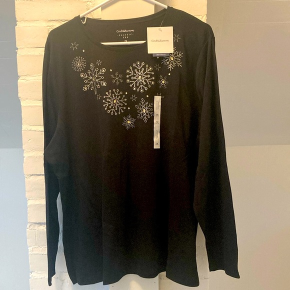 New croft&barrow long sleeve size 2x - Picture 2 of 9